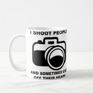 Taza De Café Fotografía Divertida de Personas que Disparo Fotóg