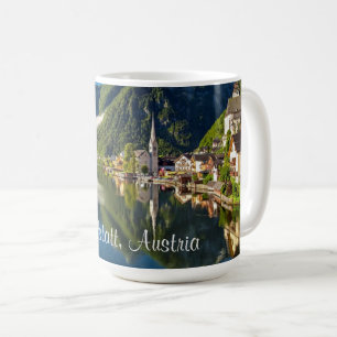 Taza De Café Fotografía escénica de Hallstatt, Austria