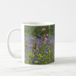 Taza De Café Fotografía floral de Bluebells en bonito