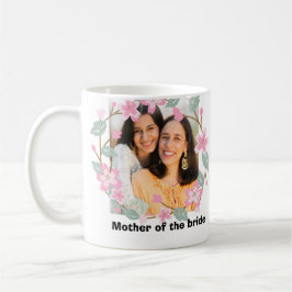 Taza De Café Fotografía floral personalizada madre de novia