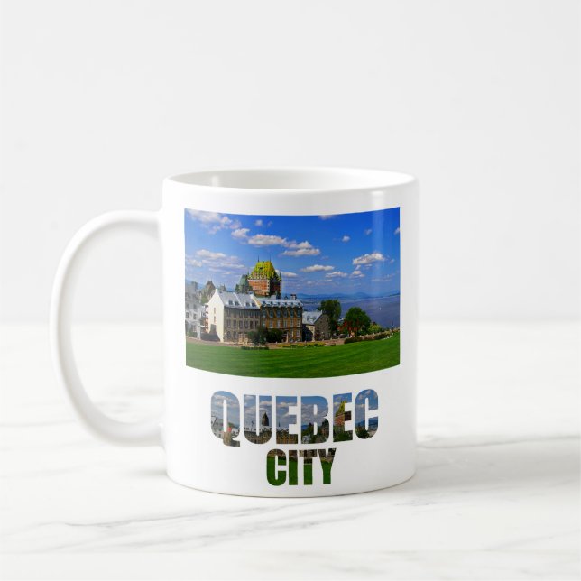 Taza De Café Fotografía personalizada de recuerdo de viaje de Q (Izquierda)