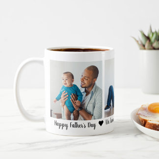 Taza De Café Fotografía personalizada del Día del Padre 3 Café 