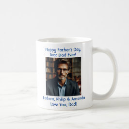 Taza De Café Fotografía personalizada Nombre de foto elegante a