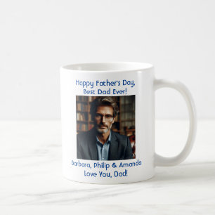 Taza De Café Fotografía personalizada Nombre de foto elegante a