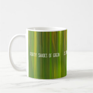 Taza De Café Fotografía personalizada Primavera Verde Stems Mot