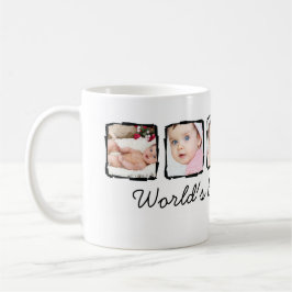Taza De Café Fotografía Scribble Frame Personalizado Mejor Mami