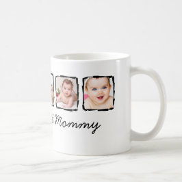Taza De Café Fotografía Scribble Frame Personalizado Mejor Mami