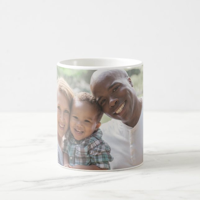 Taza De Café Fotografía subida personalizada de diseño fotográf (Centro)
