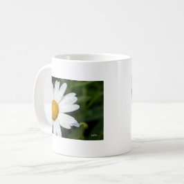 Taza De Café fotografía, un margueritte, hacen verde