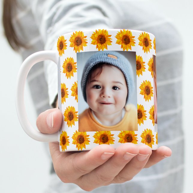 Taza De Café Fotografías amarillas de girasoles (Subido por el creador)