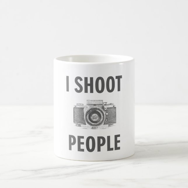 Taza De Café fotógrafo de cámara de fotos de texto divertido pa (Centro)