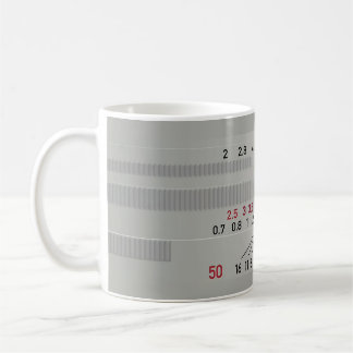 Taza De Café Fotógrafo de lentes de cámara blanca