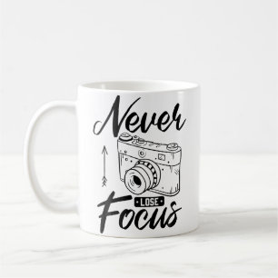 Taza De Café Fotógrafo Nunca Pierde Enfoque Cámara Fotografía P