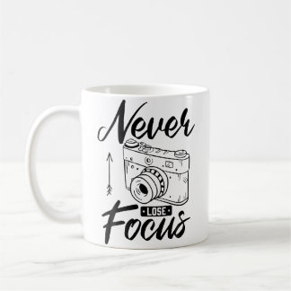 Taza De Café Fotógrafo Nunca Pierde Enfoque Cámara Fotografía P