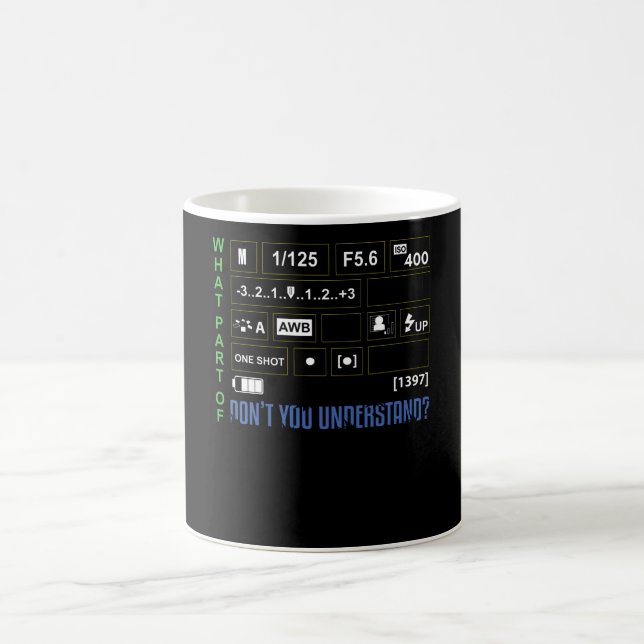 Taza De Café Fotógrafo profesional Gracioso (Centro)