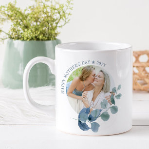 Taza De Café Fotograma de la hoja Eucalyptus del Día de la Mad