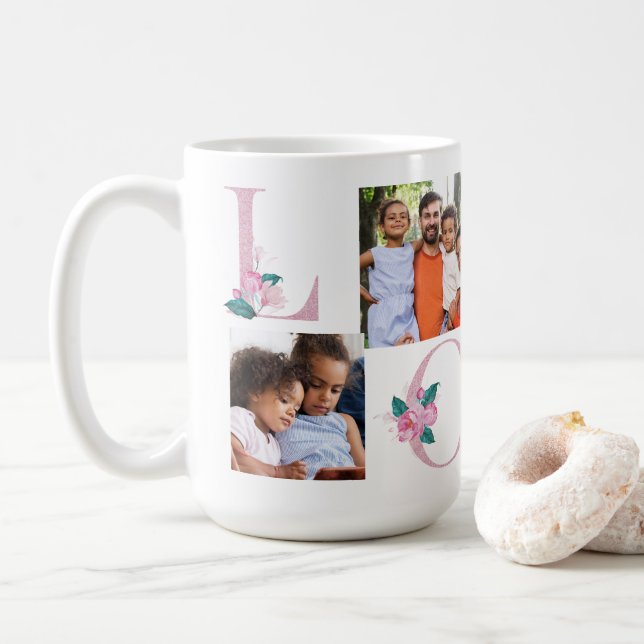 Taza De Café Fotograma personal para ella (Con donut)