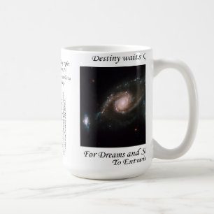 Taza De Café Fotos astronómicas con afirmaciones de vida
