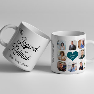Taza De Café Fotos de compañeros de trabajo jubilados