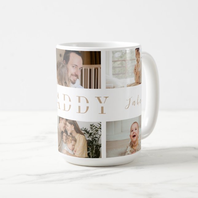 Taza De Café Fotos de DADDY Mug personalizada | Regalo del Día  (Anverso derecho)