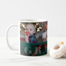 Taza De Café Fotos de feriado en rojo y verde para el abuelo