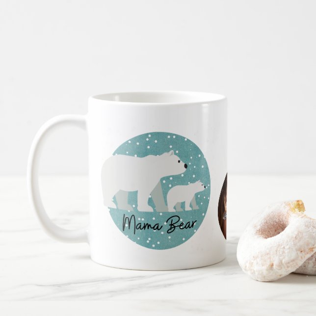 Taza De Café Fotos de Mamá Osa (Con donut)