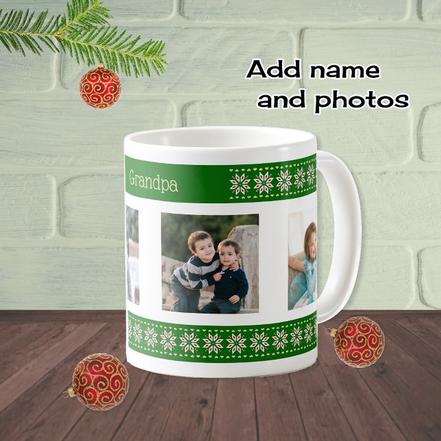 Taza De Café fotos de personalizados y patrón de nombres de nav (Subido por el creador)
