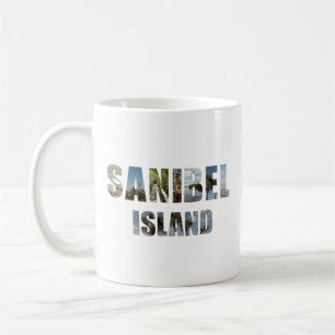 Taza De Café Fotos de Sanibel Island Florida Seashell Beach