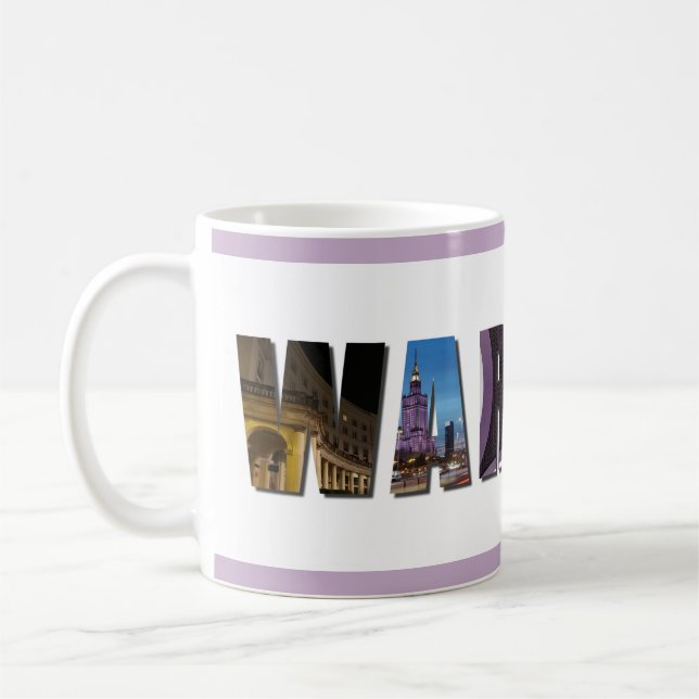 Taza De Café Fotos de viaje de la ciudad de Polonia en Varsovia (Izquierda)
