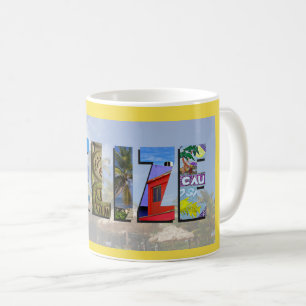 Taza De Café Fotos de viaje en playa tropical de Belice