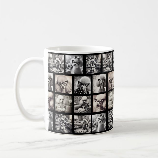 Taza De Café Fotos divertidas de collage de 9 fotos (Izquierda)
