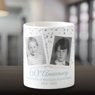 Taza De Café Fotos divertidas del hijo en el 60 aniversario de