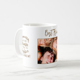 Taza De Café Fotos divertidas Mejor Amigos Café Personalizado M
