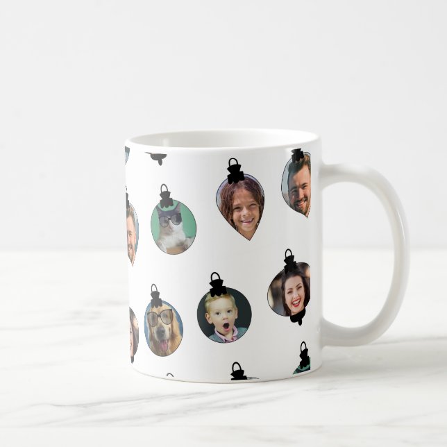 Taza De Café Fotos familiares divertidas se enfrentan a los ado (Derecha)