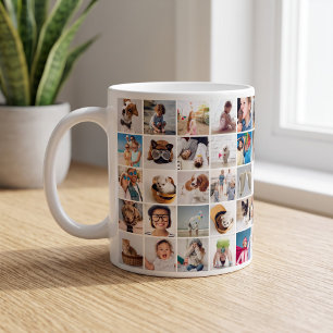 Taza De Café Fotos personalizadas 30 Familia moderna y mascota