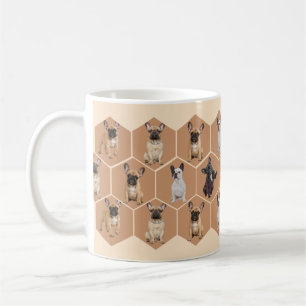 Taza De Café Fotos personalizadas de 6 patrones de panal de Bul
