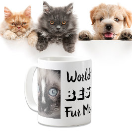 Taza De Café Fotos personalizadas de Fur Mom