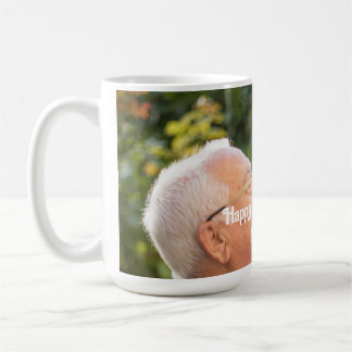 Taza De Café Fotos personalizadas del abuelo de cumpleaños feli