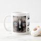 Taza De Café Fotos personalizadas del mejor gato del mundo (Con donut)