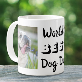 Taza De Café Fotos personalizadas del mejor perro del mundo