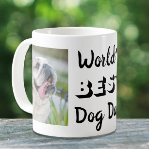 Taza De Café Fotos personalizadas del mejor perro del mundo