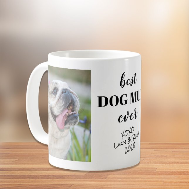 Taza De Café Fotos personalizadas mejor Mamá de perro (Subido por el creador)