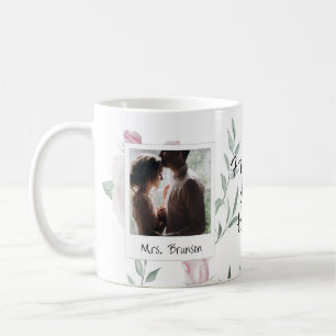 Taza De Café Fotos y Marcos de Novia Rosas Rosadas Lindas