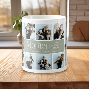 Taza De Café Fotosentimental Collage Recuerdo de Madre