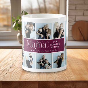 Taza De Café Fotosentimental Collage Recuerdo de Mama