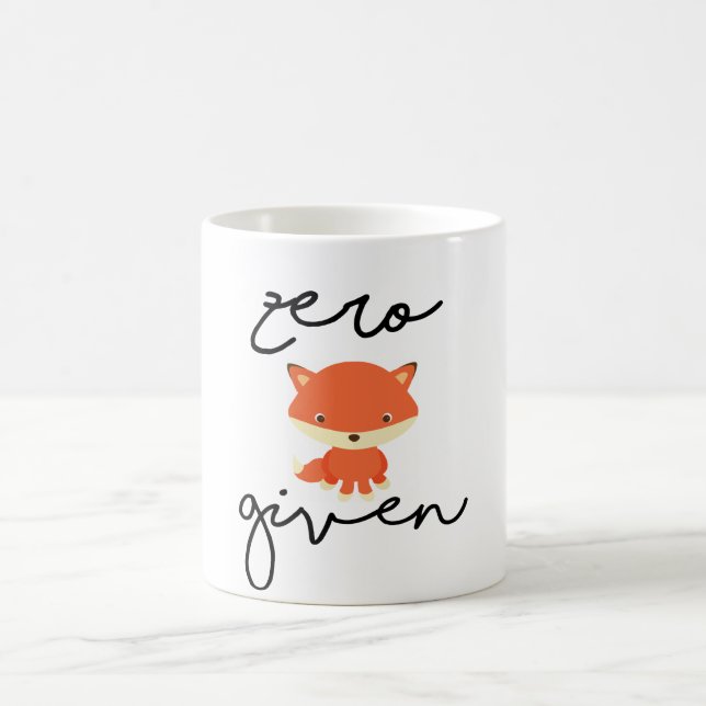 Taza De Café Fox cero dado (Centro)