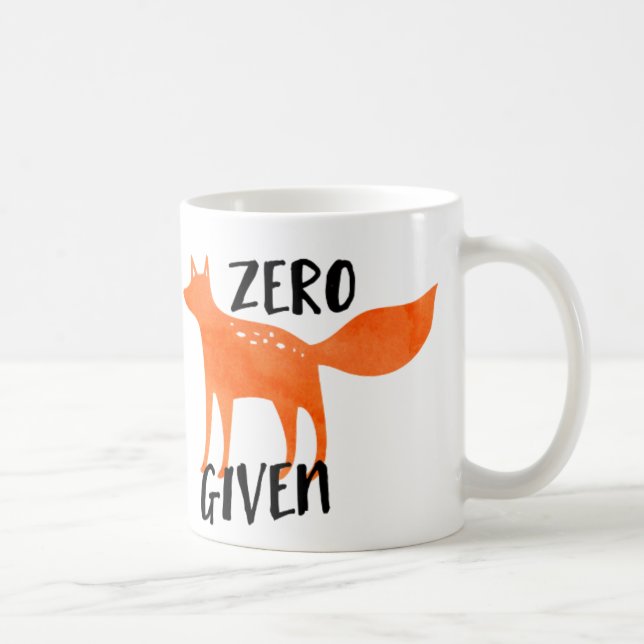 Taza De Café Fox cero dado (Derecha)