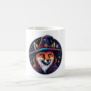Taza De Café Fox de fantasía - Asistente Celestial