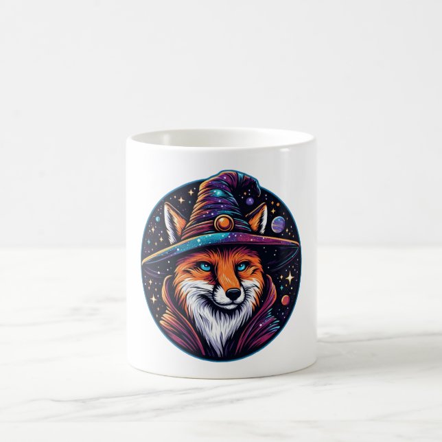Taza De Café Fox de fantasía - Asistente Celestial (Centro)
