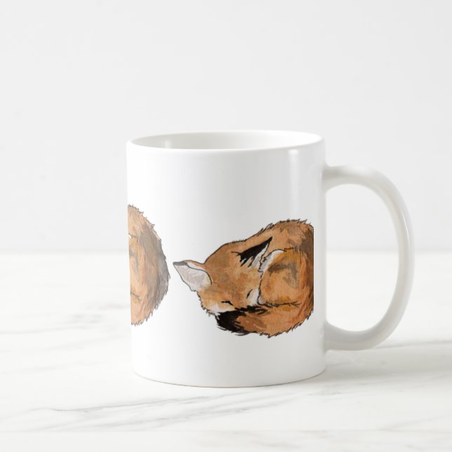 Taza De Café Fox el dormir (Derecha)